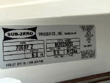 Sub-Zero 700BF2 Double Drawer Freezer 27' Tested - Photo 7