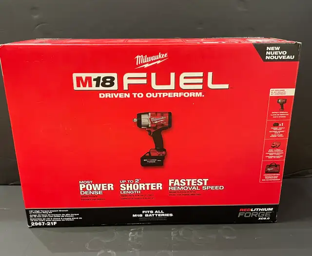 MILWAUKEE 1/2" HIGH TORQUE IMPACT KIT 2967-21F