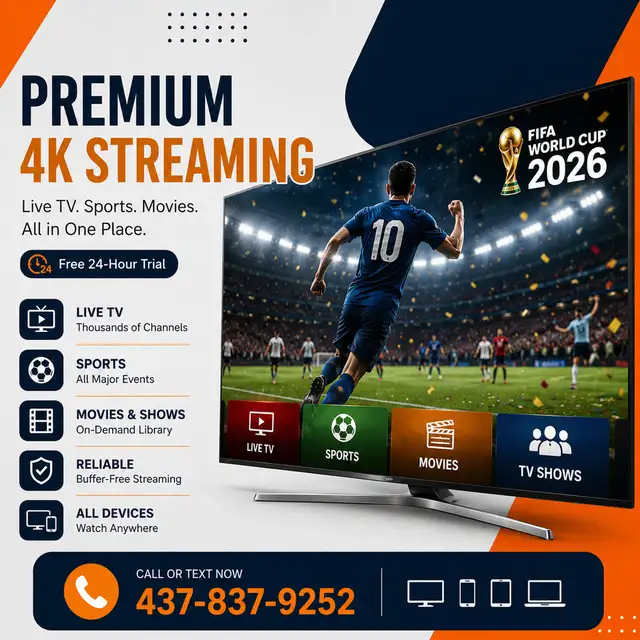 World Cup 2026 Streaming in 4K!