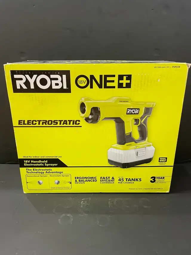 RYOBI ONE  ELECTROSTATIC SPRAYER PSP02B