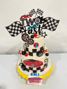 cars racing cake, Boys birthday cake - Photo 3