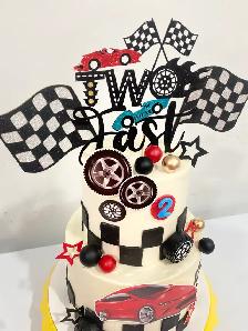 cars racing cake, Boys birthday cake - Photo 5