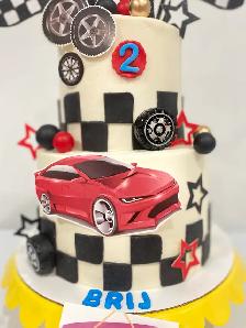 cars racing cake, Boys birthday cake - Photo 6