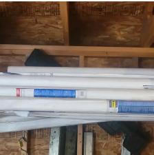 Tyvek 9ft by 100 ft new Tyvek rolls $90 a roll - Photo 2