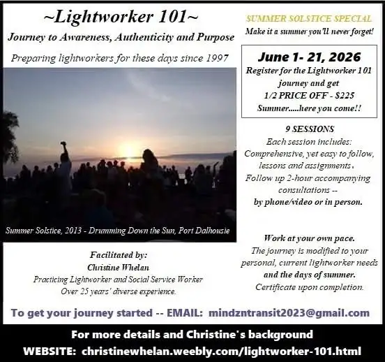 Lightworker 101 - Summer Solstice Special - 50% OFF!