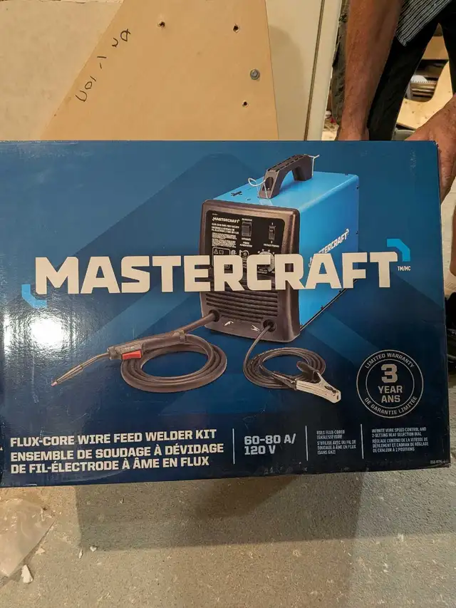 Mastercraft 120V Flux-Core Welder Kit - $225