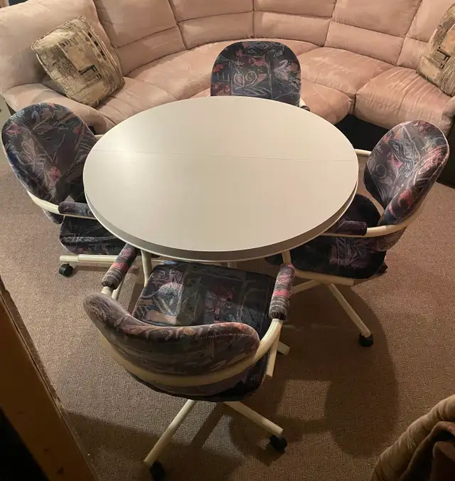 Table and 4 chairs