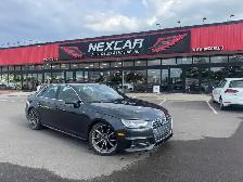 2017 Audi A4 TECHNIK S-LINE AWD LEATHER PAN/ROOF NAV B/SPOT CAM