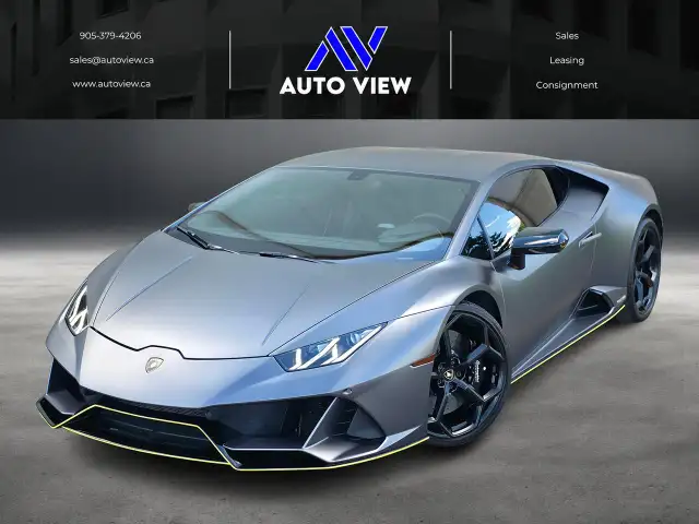 2020 Lamborghini Huracan Evo Coupe V10 & LOW MILEAGE