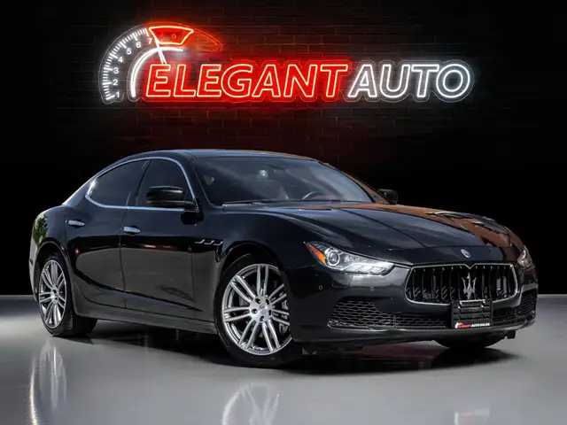 2014 Maserati Ghibli SQ4|CLEAN CARFAX|NAV|SUNROOF|BACKUP CAM|HEA
