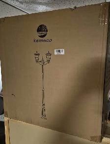 8FT SOLAR STREET LAMP POST – DUAL HEAD – CAST ALUMINUM – NEW 240 - Photo 4