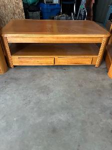 coffee a end tables set with drawers - Photo 2