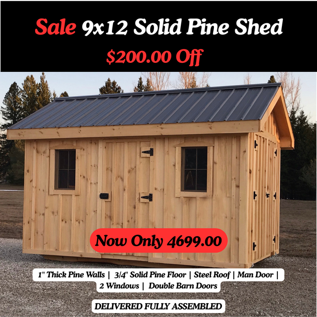 Sheds-Coops-Bunkies All Pine