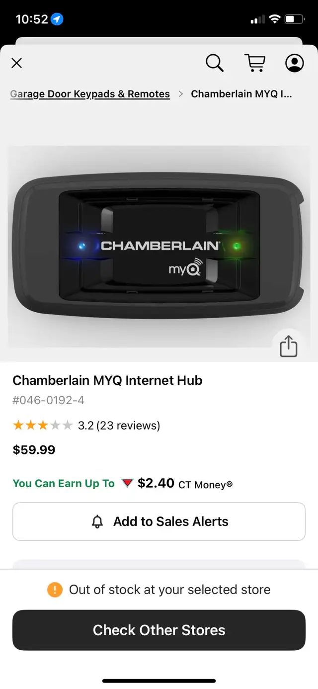 Chamberlain myQ Gateway Hub