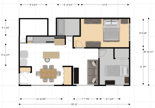 2 BR Downtown Hull for rent  | 2 C.C. Centre-ville Hull à louer