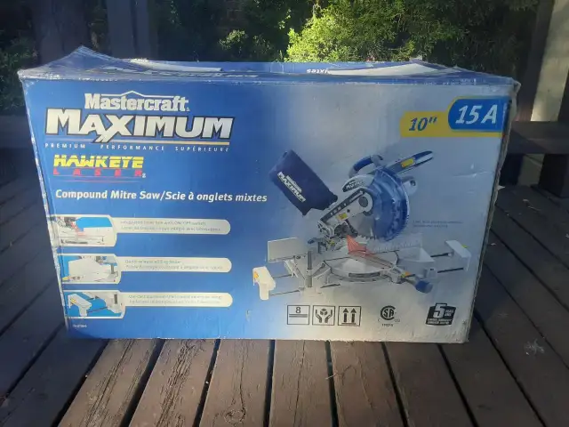 10'' 15A Mastercraft Compound Mitre Saw