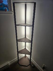 Étagère d'angle avec lumière LED - Photo 8