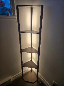 Étagère d'angle avec lumière LED - Photo 9