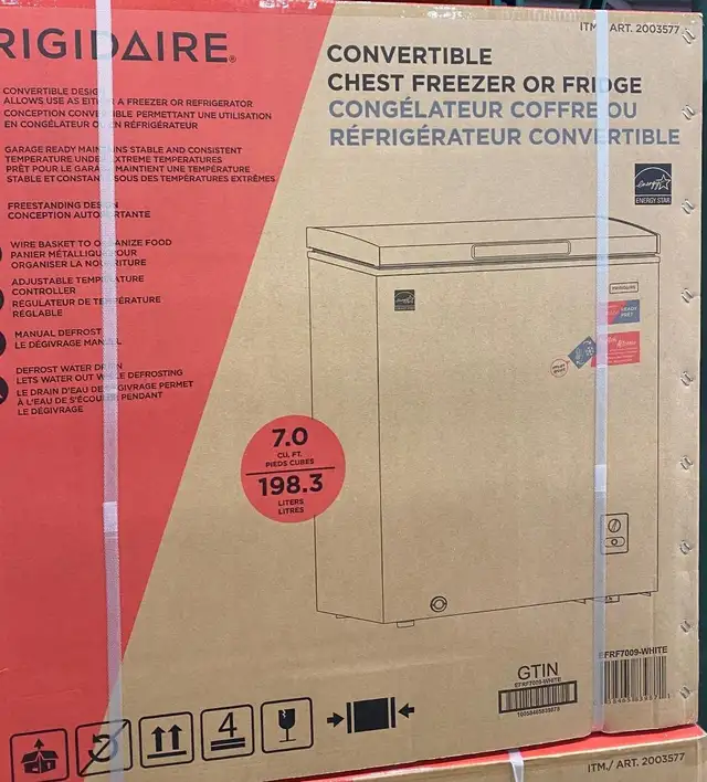 Frigidaire 7 cu Chest Freezer