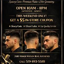 Barber Shop Open