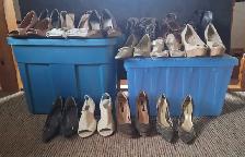 Huge lot 16 pairs women's shoes sizes 7 to 7 1/2
