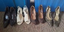 Huge lot 16 pairs women's shoes sizes 7 to 7 1/2 - Photo 5