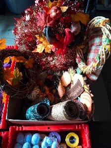 Craft Supplies - Seasonal - Bins not included