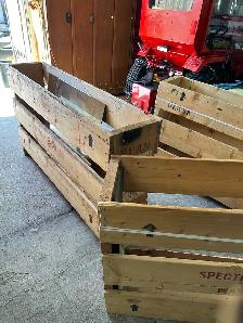 wooden storage crates - Photo 2