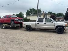 2 2005 GMC Sierra 2500/3500 Duramaxs & trailer