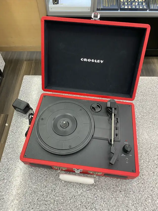 Crosley Red Portable Turntable
