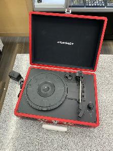 Crosley Red Portable Turntable