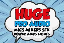 PRO AUDIO MICS MIXERS SFX POWER AMPS LIGHTS 5000 sq ft 9000  p