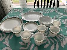 Retro 1970 Corelle Dishes