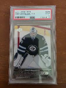 Winnipeg Jets Connor Hellebuyck Young Guns PSA 9 Hockey Card
