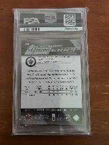 Winnipeg Jets Connor Hellebuyck Young Guns PSA 9 Hockey Card - Photo 2