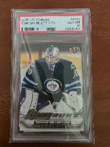 Winnipeg Jets Connor Hellebuyck Young Guns Canvas PSA 10