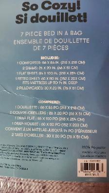 ENSEMBLE DE DOUILLETTE QUEEN - Photo 2