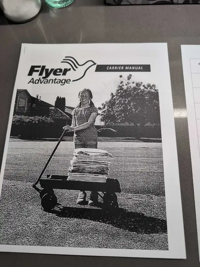 looking for someone to deliver flyers around R2R area code