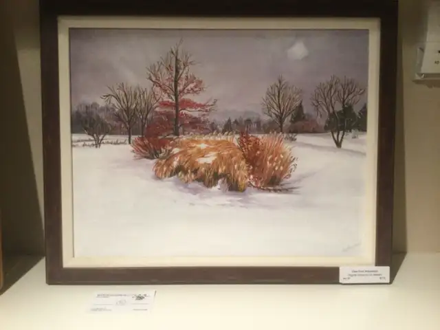 Original Acrylic Painting, Arboretum, Guelph, Liz Hansen
