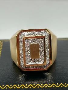 Double Frame Men’s Diamond Ring - Photo 4