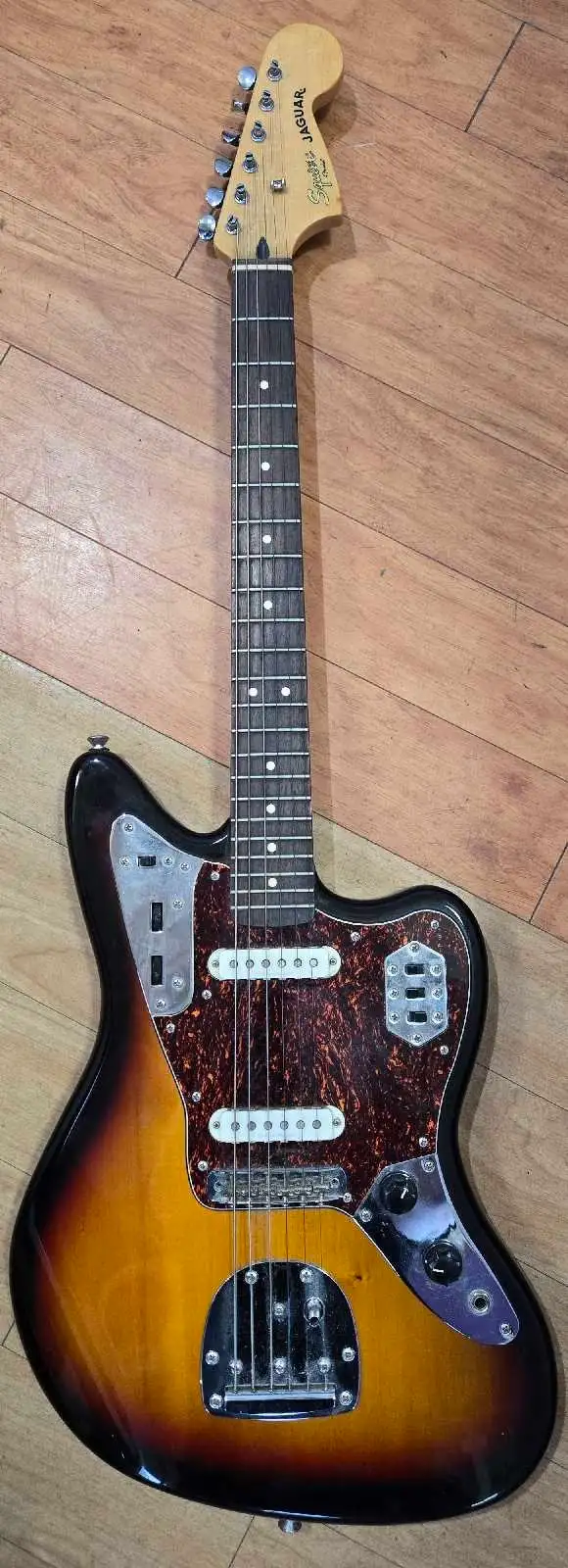 Squier Jaguar guitar