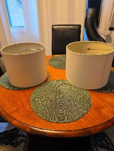 Beige lamp shades, like new - Photo 2