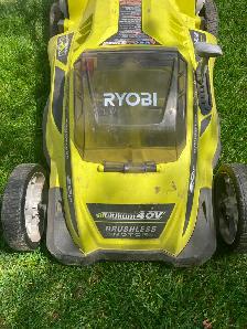 RYOBI - Electric Mower   Battery   Charger