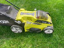 RYOBI - Electric Mower   Battery   Charger - Photo 3