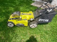 RYOBI - Electric Mower   Battery   Charger - Photo 4
