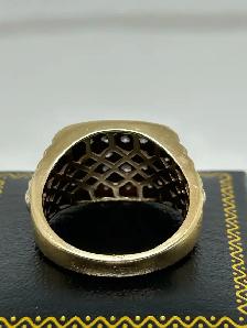 Men’s Two Tone Diamond  Ring - Photo 6