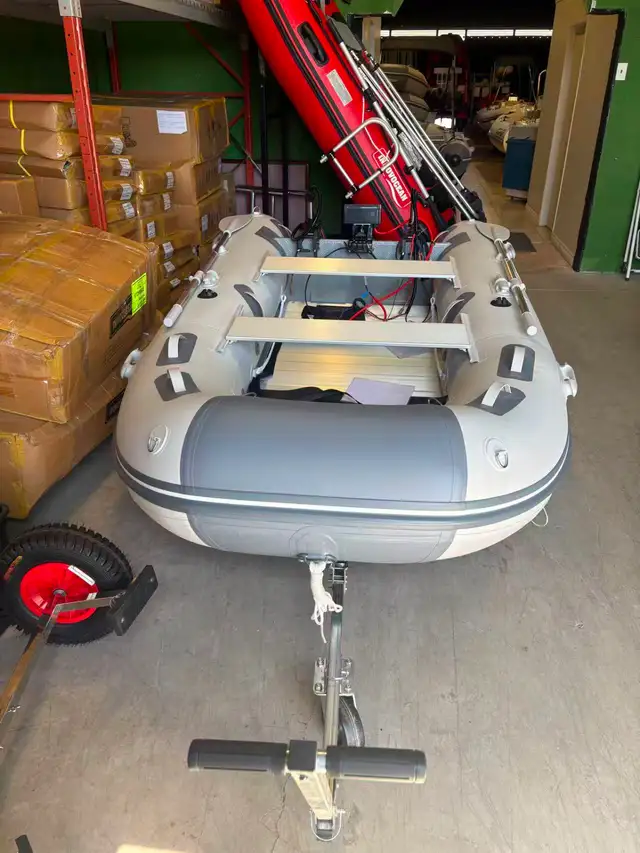 10FT Inflatable Boat —more  Stable and more Wide Beam Design