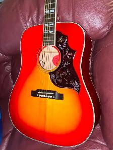 'NEW' Acoustic-Electric Guitar, Hummingbird, Excellent with CASE - Photo 2