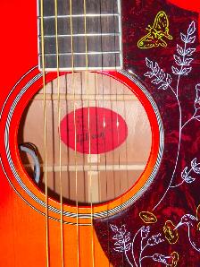'NEW' Acoustic-Electric Guitar, Hummingbird, Excellent with CASE - Photo 5