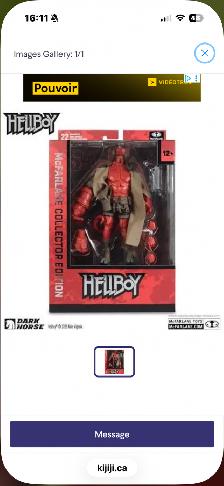 Hellboy McFarlane !! Figurine